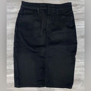 Joe's Jeans black midi skirt